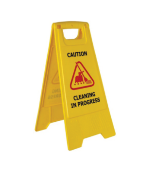 FLOOR CAUTION STAND UNIFORMS HOUSE