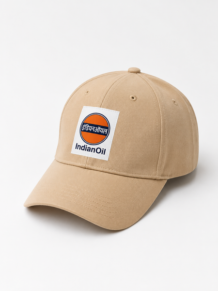 New Indian Oil Petrol Pump CA Uniform Khakee CAP (PACK of 10) (IOCL)