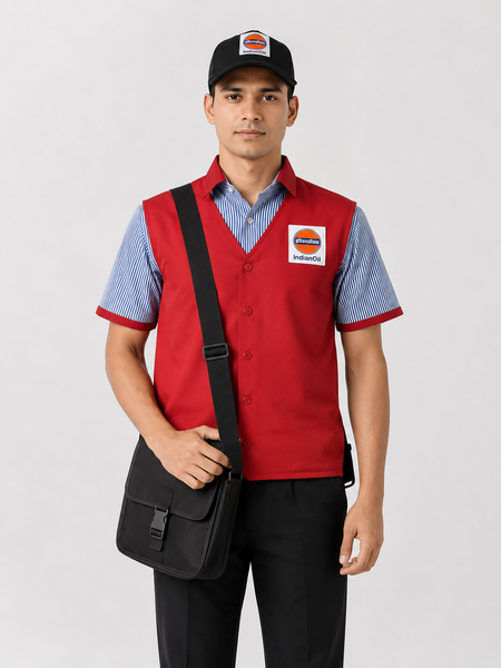 IOCL Petrol Pump Uniform Supervisor Coat