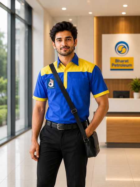 BPCL Petrol Pump Uniform Shirt