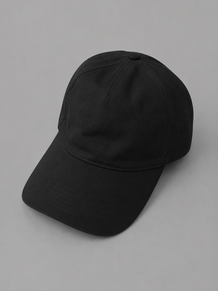 Black Plain Caps (Pack of 10)