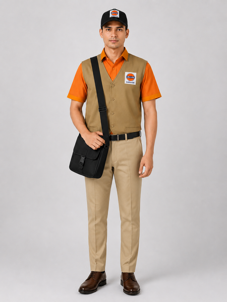 IOCL Petrol Pump Uniform Supervisor Coat