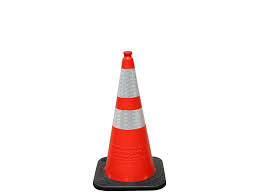 RUBBER BASE TRAFFIC CONE