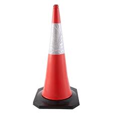RUBBER BASE TRAFFIC CONE