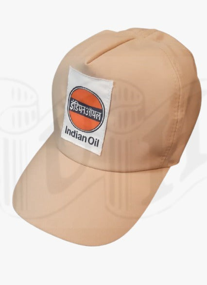 New Indian Oil Petrol Pump CA Uniform Khakee CAP (PACK of 10
