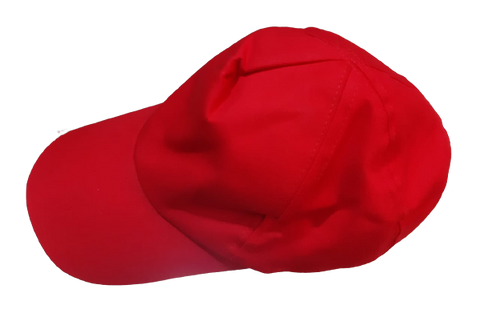 Red Plain Caps(Pack of 10)